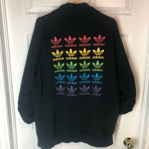 Rare Vintage Adidas Rainbow Sweater 